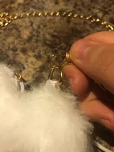 Bolso bandolera con cremallera y cadena con pata de oso para niña, monedero de felpa suave para niño pequeño, accesorios para bebé