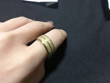 DOTIFI-anillos de acero inoxidable 316L para mujer, Color dorado/plateado, sortija de compromiso, joyería de boda