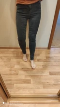Gray Jeans Pencil-Pants Stretch Skinny Black High-Waist Korean Plus-Size Fashion Woman