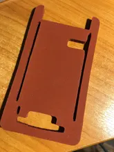 Molde de laminación de silicona para móvil, alfombrilla suave de posicionamiento para iPhone 6, 6plus, 6s, 6s plus, 7, 7plus, 8, 8plus, X
