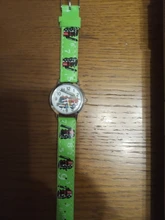 Coche la grúa ver niños dibujos animados relojes niño niñas regalos para colorear de Niños de moda de cuero a prueba de agua reloj de pulsera de cuarzo niño reloj