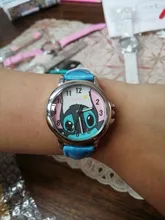 Disney StarCraft-Reloj de punto de bebé para niños, cronógrafo de cuero resistente al agua con dibujos animados