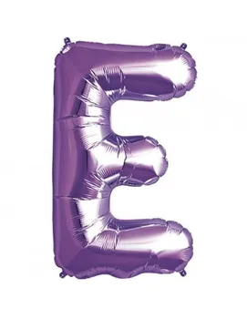 

Balloon Letter E 86cm Purple-Foil Polyamide-NSB00304