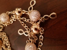 Pulseras con cadena de Color dorado multicapa para mujer, brazaletes con dije de corazón, brazaletes de cristal, novedad de 2020