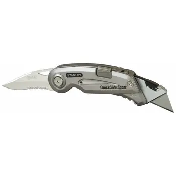 

KNIFE PROFESSIONAL WAVY EDGE CUCH.RETR. C/CASE AL/INOX STANLEY