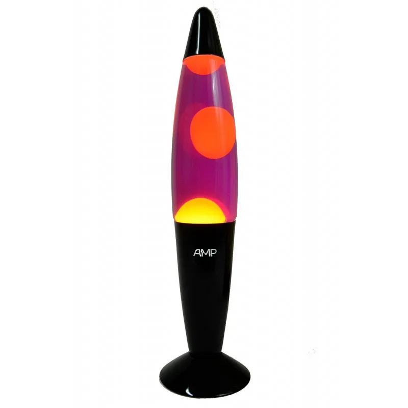 Лава лампа Amperia Rocket Оранжевая/Фиолетовая(35 см