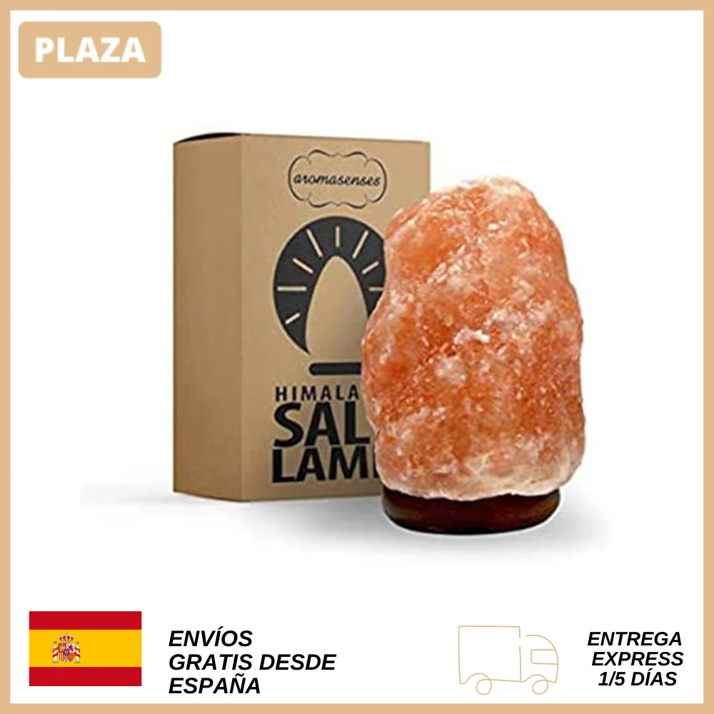 Nale Lámpara Sal del Himalaya (2-3 kilos) : : Iluminación