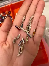 Claw-Button Garment-Accessories Beads Glass-Stone Navette Jewels Crystal Rhinestone Flatback