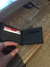 Mini cartera delgada para hombre, monedero pequeño con cremallera, tarjetero compacto