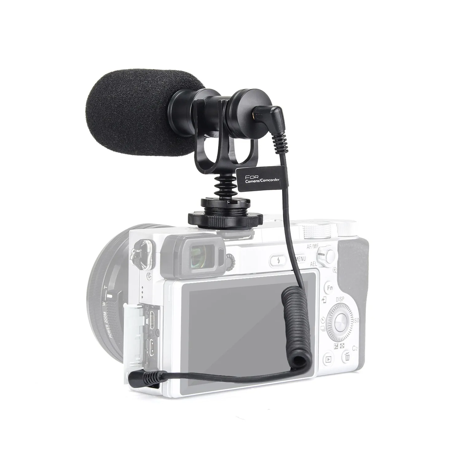 EACHSHOT видео микрофон для камеры Canon Nikon sony Fujifilm Panasonic GoPro DJI Osmo Карманный микрофонный адаптер iPhone