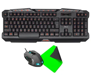 

TRUST GAMING KIT KABAL + KEYB + KEYBOARD PAD MOUSE pad USB