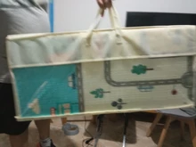 Estera de juego infantil brillante para bebés, 200cm x 180cm x 1cm, almohadilla plegable para gatear, XPE, para el hogar, exteriores, juego de rompecabezas impermeable