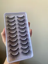 Pestañas postizas de visón 3D, extensiones de pestañas postizas de visón Natural, volumen espectacular, herramientas de maquillaje al por mayor, 10/20 pares