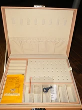 Joyero de cuero de alta capacidad para mujer, organizador de joyas de viaje, multifunción, collar, pendientes, caja de almacenamiento de anillo, regalos para mujer