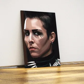 

Noomi Rapace (The Girl with the Dragon Tattoo) - Metal Poster