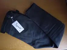 Gray Jeans Pencil-Pants Stretch Skinny Black High-Waist Korean Plus-Size Fashion Woman
