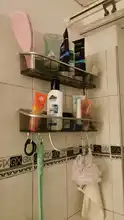 Storage-Rack Corner-Shelf-Organizer Bathroom-Accessories ONEUP Wall-Shower with Hooks
