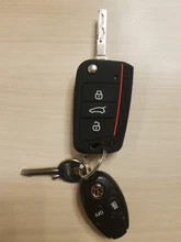 ZAD-funda de silicona para llave del coche, carcasa para VW Volkswagen Golf 7 mk7 Skoda Octavia A7