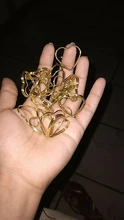 15 Uds en forma de corazón de Clip para tarjetas o fotos titular de la Decoración de mesa de boda Retro Clips oro rosa Clips con apuntes mentales estacionario