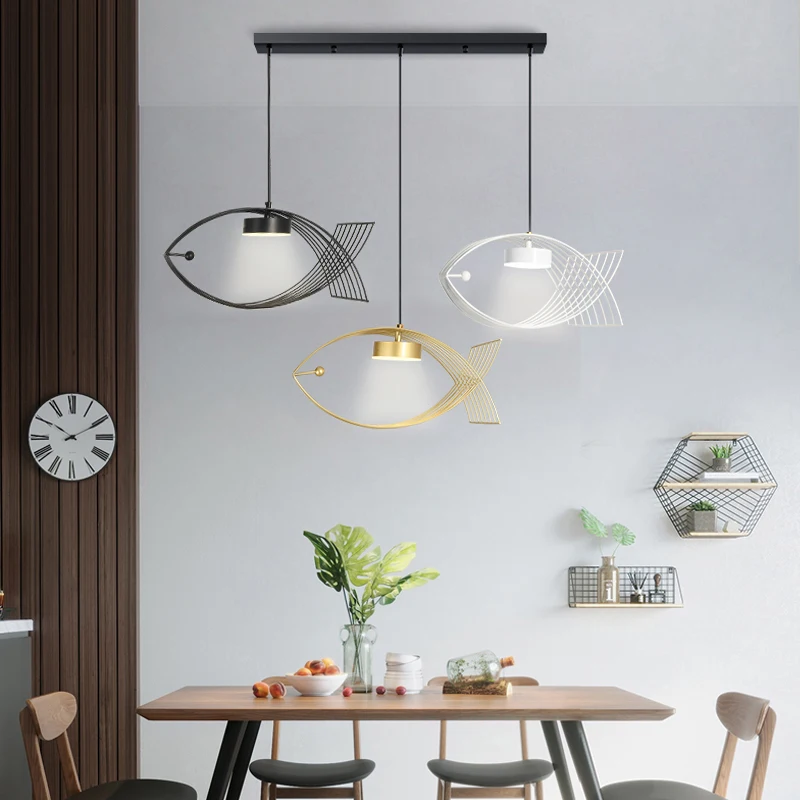 Современные светодиодный ные люстры для кухни обеденного стола креативные