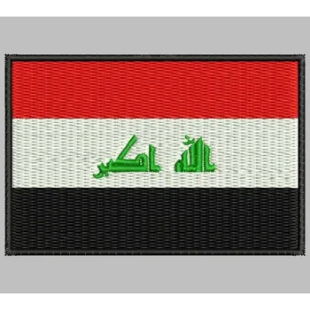 

Bandera IRAK para mascarilla parche bordado Iron patch toppa ricamata gestickter patch patch brode