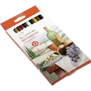 

Set of colored pencils sonnet extra soft 12 colors