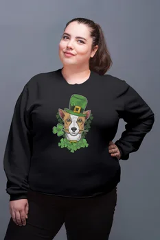 

Angemiel Wear Hat Dog Women 'S Black Women Sweatshirt