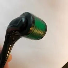 Aguja de rodillo cutáneo para el cuidado de la piel, herramienta para el cuidado de la piel, 540mm/0,2mm/0,25mm, titanio, 0,3