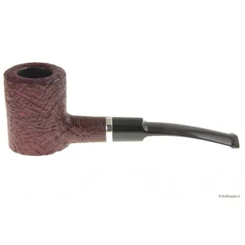 

Gilli Pipe - Poker - sandblast * * * with silver band