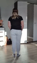 Pantalones vaqueros holgados de cintura elástica para mujer, moda de Corea de algodón informales combinables, color blanco, nueva llegada de primavera y verano, S982