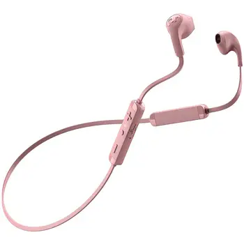 

Flow Wireless Bluetooth earphones with mic + volume button-pink