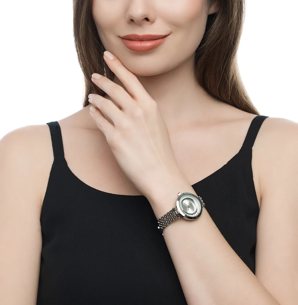 Women's watches with dancing crystal metal bracelet SUNLIGHT