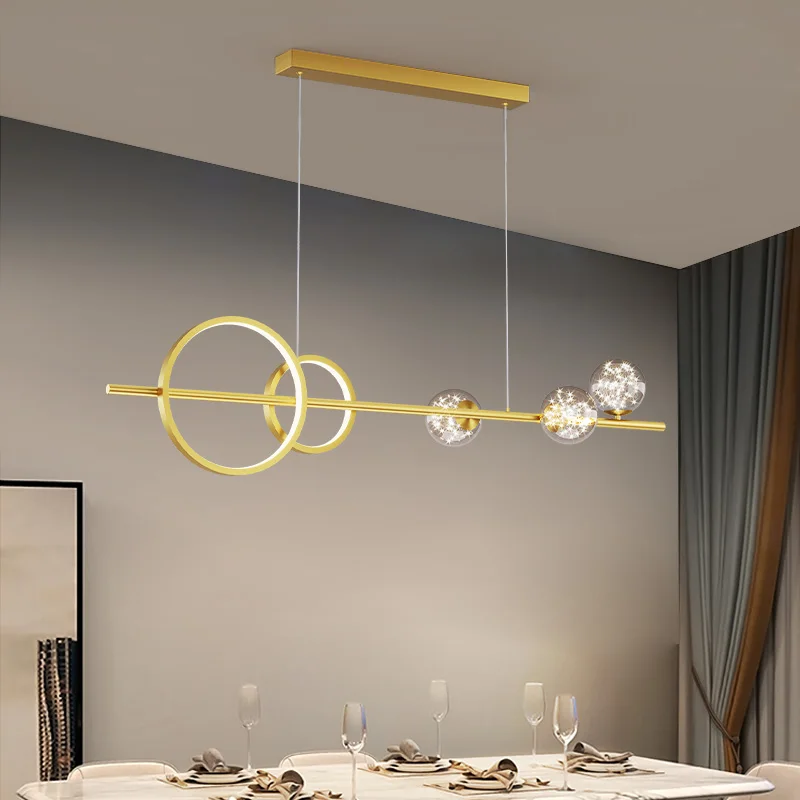 Nordic LED подвесные светильники Светодиодный обеденного стола кухни спальни фойе