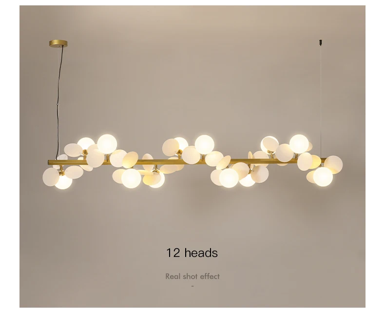 small chandeliers LED Chandelier For Dining Room Kitchen Table Bar Living Room Bedroom Ceiling Lamp Modern Nordic Glass Ball G9 Suspension Light modern chandeliers