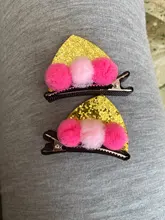 2 uds pinzas para el cabello para niñas, orejas de gato, tocados Kawaii para bebés, accesorios para niñas, horquilla de conejo de arco iris para mujer 2021