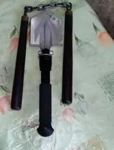 Multifuncional Mini jardín plegable portátil de acero inoxidable pala jardín vegetales para plantar cavando pala hacha al aire