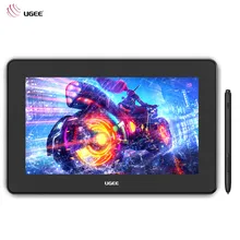 UGEE U1200 Graphic Pen Tablet Monitor 1080P 12inch HD Screen 3in1 Cable for Windows Andriod MC OS for Drawing Teaching Game OSU