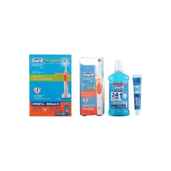 

Set Toothpaste with Brush and Rinse Vitality Cross Action Oral-B (3 pcs)