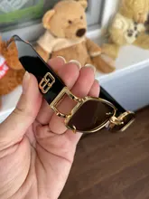 Gafas de sol rectangulares para hombre y mujer, lentes de sol rectangulares de lujo, cuadradas, de Metal Vintage, UV400, 1 Uds., 2020