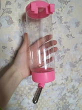 Botella bebedero de conejo para mascotas, dispensador automático de agua para perros y conejos, botella para colgar, 500 ML