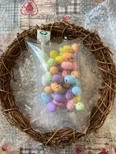 Gift Decoration Garland Foam-Ball Rattan-Supplies Styrofoam Easter 50pcs DIY Party