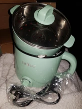 Mini máquina de Cocina eléctrica multifunción para el hogar, olla caliente de una sola/doble capa, olla de arroz multieléctrica, sartén antiadherente, 220V