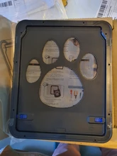 Puerta de mascotas, nuevo seguro, con pantalla magnética Bloqueable, para exteriores, perros, gatos, puerta de ventana, entrada gratuita, bonito jardín, fácil de instalar