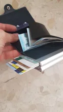 Protección de bloqueo Rfid portatarjetas, tarjetero bloqueador Rfid, portatarjetas de identificación, billetera de cuero o aluminio, protección de tarjeta bancaria de negocios, tarjetero de crédito
