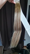 Extensiones de Cabello con cinta brillante, cabello humano Natural Remy de 100%, trama de piel invisible, sin costuras, Color rubio, pegamento para salón