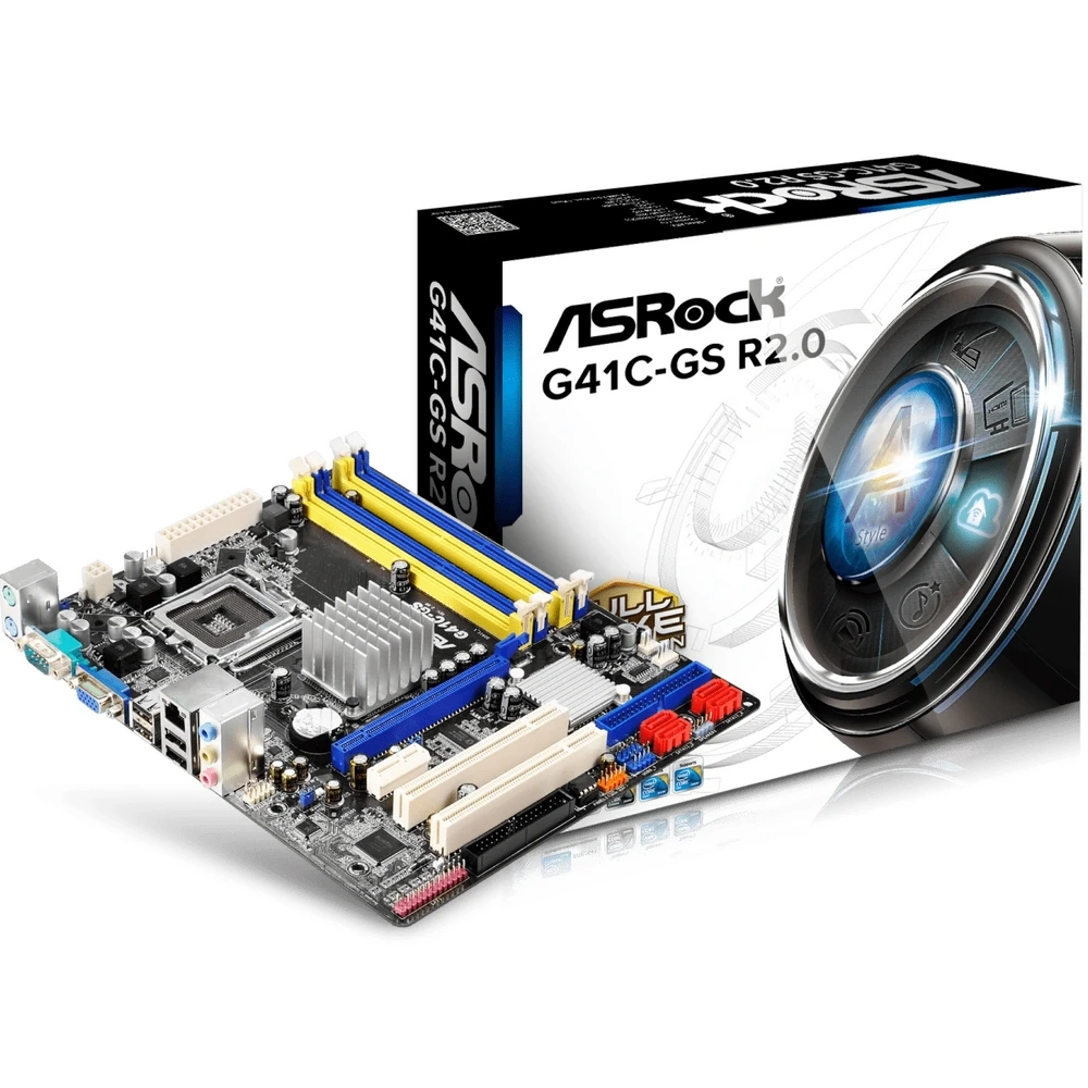 Материнская плата ASRock G41C-GS R2.0 | Компьютеры и офис