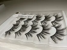 Pestañas postizas de pelo de visón sintético 3D/5D, extensiones de pestañas tupidas largas y naturales de volumen completo, utensilios de maquillaje para ojos hechos a mano, 5 pares