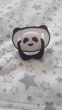 Chupete Dummy de Panda para pezón de bebé, chupete de silicona de grado alimenticio de PP, pezones de ortodoncia para niño pequeño con anillo, mordedor para bebé