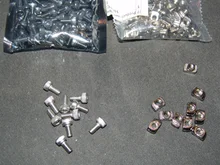 Tuerca T M3 M4 M5 M6 M8, cabeza de martillo, tuerca en T, Conector de ranura, niquelado para 20 30 40 45 Perfil de extrusión de aluminio de la UE