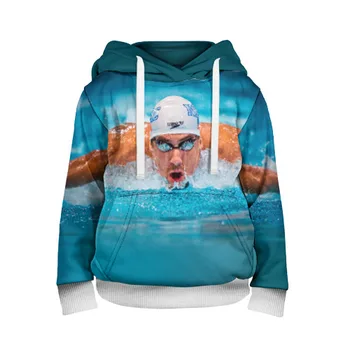 

Children's sweatshirt 3D swimmer